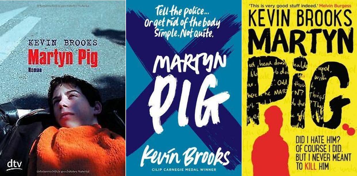 A selection of Martyn Pig front covers